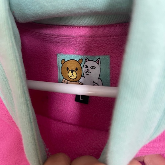 Teddy Fresh Rip and Dip color block unisex hoodie - Picture 8 of 9